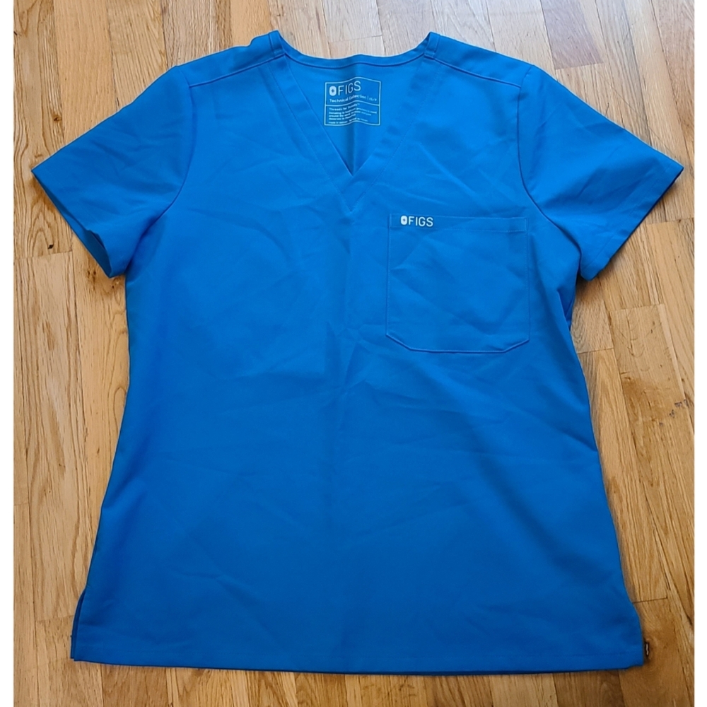 💙 FIGS Catarina Top XSP in Royal Blue 💙